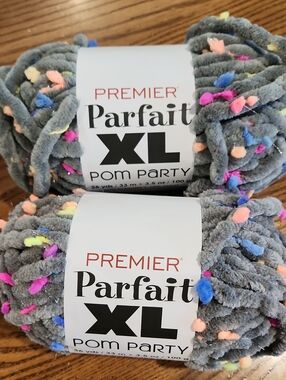 2 Premier XL POM Party  yarn Disco Ball